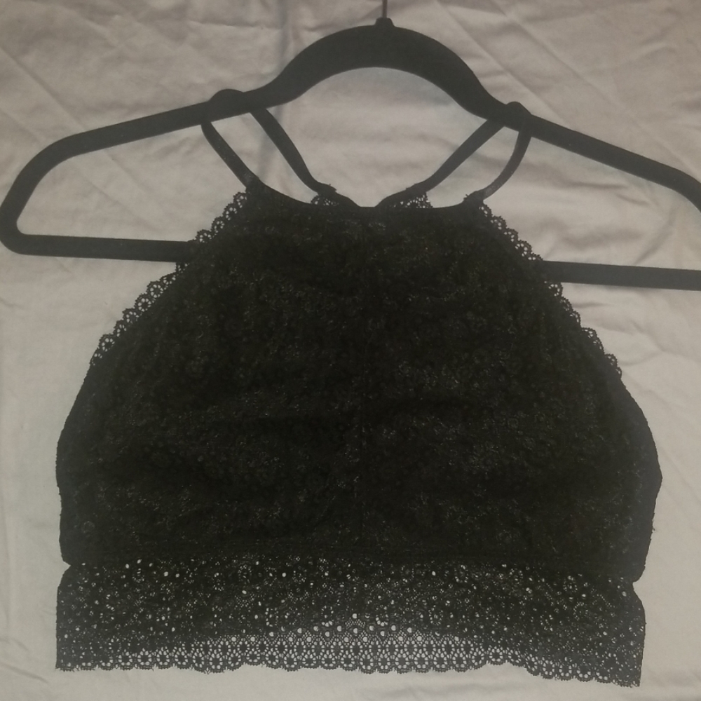 Kensie lace halter top